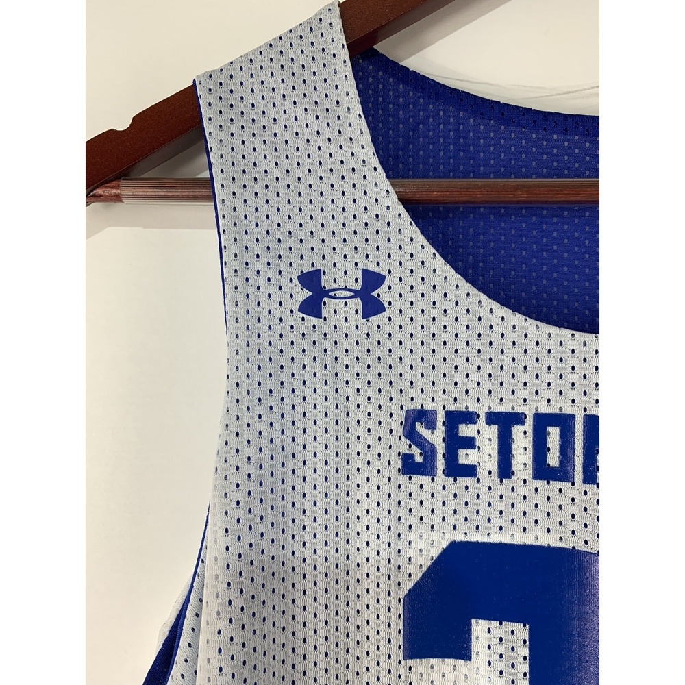 Under‎ Armour Womens Large Seton Hall No.32 Reversible Basketball Jersey - Picture 10 of 12